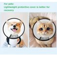 thumbnail image 5 of Cubierta protectora para mascotas con collar cónico para perros y gatos, evita que las mascotas laman las heridas después de la cirugía de collar para perros y gatos (7#), 5 of 5