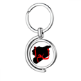 thumbnail image 1 of Lengua siríaca cita esperanza Rotating keychain Metal Keyring Holder, 1 of 2