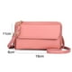 thumbnail image 2 of Dinheiro Bolso de mujer, bolso para cadáveres, bolso multifuncional para teléfono móvil de gran capacidadRojo oscuro, 2 of 5