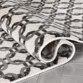 thumbnail image 5 of Well Woven Lev Ivory & Grey Links Geometric Area Rug 6'7" x 9'3", 5 of 7