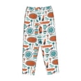 thumbnail image 4 of Xecao Cute Tableware Women's Straight Lounge Pajama Pants: The Epitome of Relaxed Sleepwear, 4 of 9