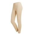 thumbnail image 1 of Gibobby pantalones cargo hombre Leggings cálidos de otoño e invierno para mujer, pantalones de lana de algodón ajustados de Color sólido, pantalones de línea, pantalones térmicos（Beige， XXL), 1 of 5