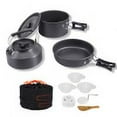 thumbnail image 2 of LJNYFDC Picnic Hot Pot Set Camping Cookware Pot Frying Pan Set Heat Resistant Non stick Lightweight Outdoor Cooking Utensils, 2 of 7