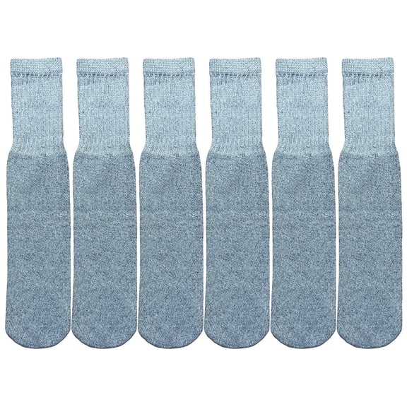 6 Pairs of Yacht & Smith Kids & Children's Cotton Tube Socks, Wholesale Bulk Pack Referee Style, Boys Girls