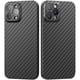 thumbnail image 1 of Funda de teléfono compatible con el nuevo iPhone 13 Pro Max de fibra de carbono real de 2022, 1 of 7
