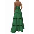 thumbnail image 4 of Women'S Crop Top Maxi Skirts Set 2 Piece Outfit Dress Green XXL, 4 of 5