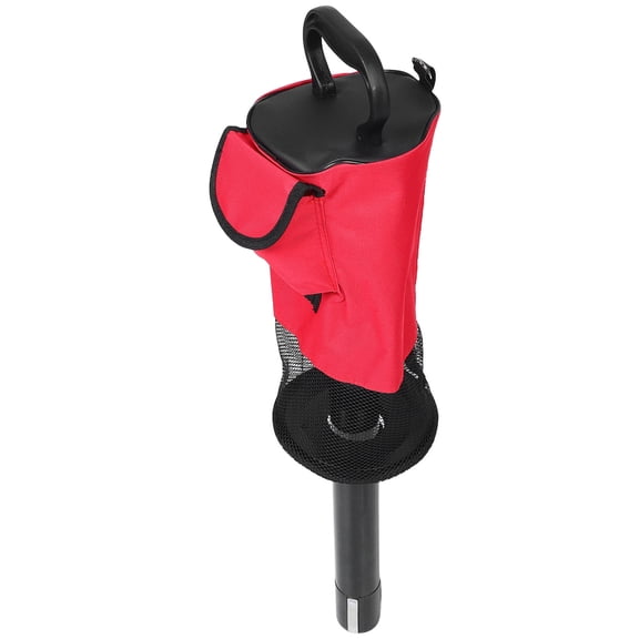BESTYASH Red Removable Tube Bag for Golf Retrieval and Transport Plastic Accessory