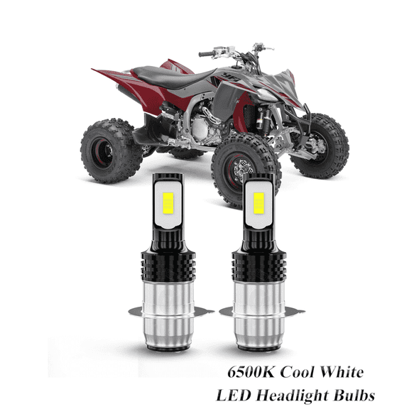Compatible with Yamaha YFZ450RSE 2009-2018 , 2-Pack H6 H6M Led Headlight Bulbs Motorcycle Bulb,1700lm 6500K Cool White, 12v-24v DC
