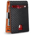 thumbnail image 1 of Cartera delgada Zitahli para hombre con clip para billetes RFID de piel, 1 of 6