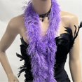 thumbnail image 5 of 4.90ft Artificial Boas Scarf Fancy Dress Boas for Women Dancing Wedding Party Colorful Boas Decoration, 5 of 20