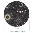thumbnail image 3 of Mouse Pad Redondo Nphuriy Fases Lunares 20x20x0,3 cm, 3 of 6