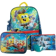 SpongeBob SquarePants Cartoon Kids Movie 5-Piece Backpack Set
