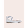 thumbnail image 2 of Chatitas DREAM PAIRS para mujer Talle 9.5 con tiras y brillo plateado, 2 of 7