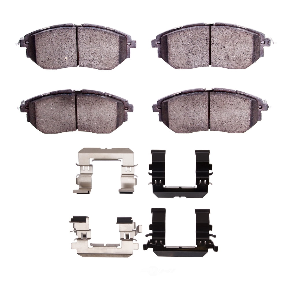 Dynamic Friction Company 1600-1078-01 DFC EURO 5000 Ceramic Brake Pads and Hardware Kit