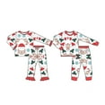 thumbnail image 2 of Conjunto de pijamas navideños para niños de nuevo diseño, pijamas tipo jersey para bebés y niñas, pijamas para niños, pijamas con pantalones de manga larga, 2 of 3