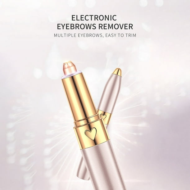Fiudx Afeitadora de Labios, Recortadora Compacta de Vello Facial, Depiladora Suave de Cejas, Afeitadora de Axilas, Ideal para Viajes, Puerto Usb Recargable.