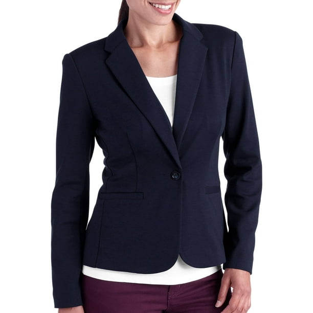 Women's Ponte Suiting Jacket - Walmart.com