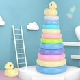 thumbnail image 4 of TISHITA Baby Stacking s Stacking Nesting Sorting Baby Toys Colorful Rainbow Activity 11 s, 4 of 6