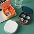 thumbnail image 3 of Jinsinto 4 Grids Pill Organizer Storage Box Convenient Portable Travel Medicine Case,1pc, 3 of 5