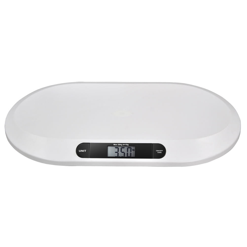 LULULION Weight Scales Bathroom Smoothing Multi-Function Pet Scale White 1Pack