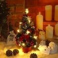 thumbnail image 1 of Adornos Navideños En Miniatura para El Árbol de Navidad, Ideales Como Regalos Navideños para El Hogar | Juego de 1 Árbol Artificial, 1 of 1