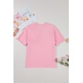 thumbnail image 6 of Charming Pink Bow Applique Half Sleeve T-Shirt for Women | [ZhiHiMeRi] | (US 12-14)L, 6 of 12