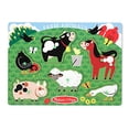 thumbnail image 1 of Melissa & Doug Rompecabezas de clavijas de madera con animales de granja (6 piezas) Melissa & Doug 3383, 1 of 1