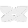thumbnail image 2 of 40"OD x 5"ID x 14"C x 1"P Titus Architectural Grade PVC Contemporary Ceiling Medallion, 2 of 4