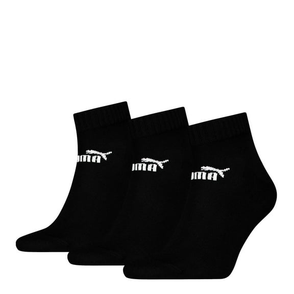 Puma  Adult Quarter Ankle Socks (Pack of 3)