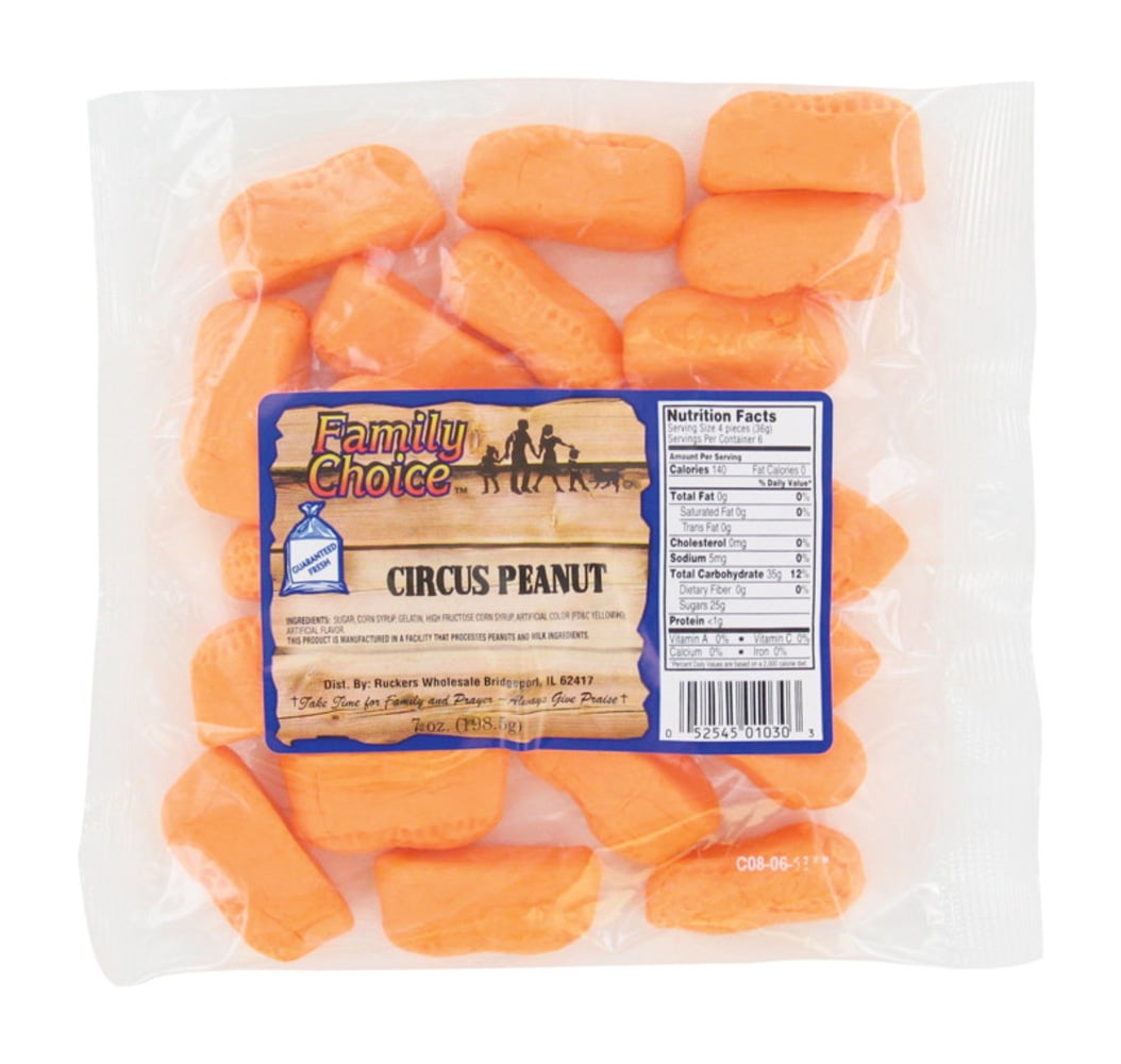 Family Choice 1030 Circus Peanuts, 7 oz