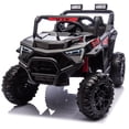 thumbnail image 5 of Ambifirner 24V 400W Ride-On UTV with Parent Remote Control, 4WD & Suspension, LED Lights, Bluetooth Music & Power Display for, 5 of 9