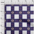 thumbnail image 1 of oneOone Cotton Poplin Fabric Check Ikat Decor Fabric Printed BTY 56 Inch Wide, 1 of 4