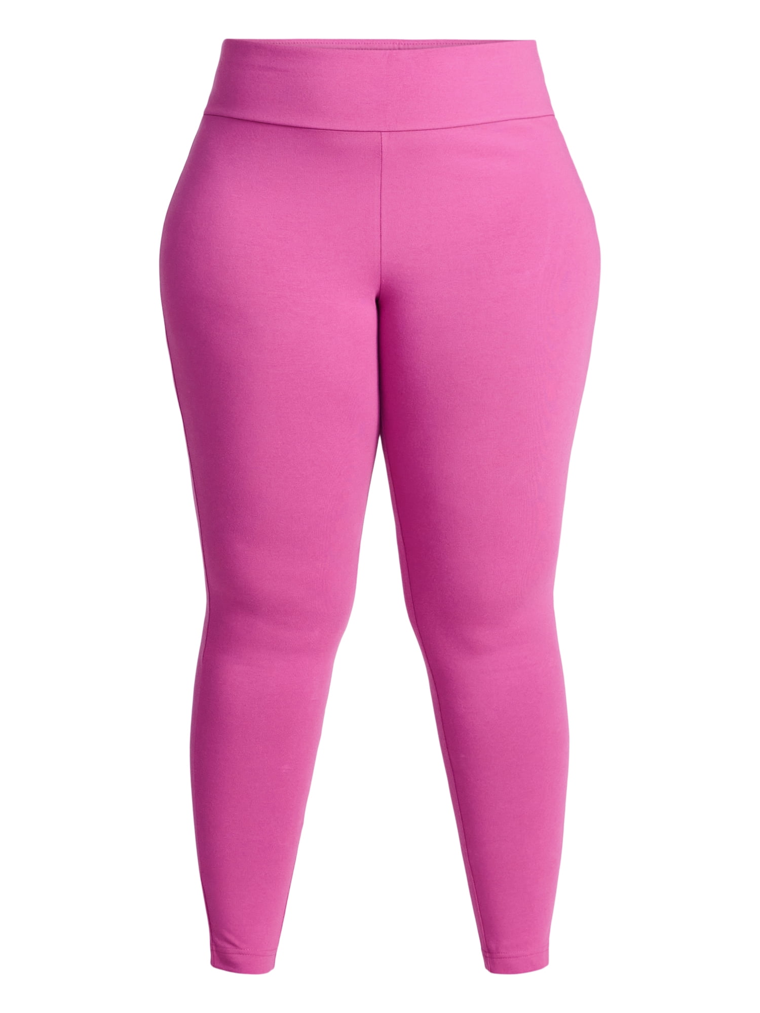 Terra & Sky Women's Plus High Waist Full Length Leggings, Sizes 0X-5X