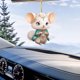 thumbnail image 2 of Head Natal Buddha Acrylic Flat Christmas Pendant Car Rearview Mirror Pendant Saint, 2 of 4