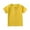 Gold, variant on Kid Boys Girls Linen Cotton Dress Shirts Solid Color Button Up Henley Ribbed Shirt with One Pocket Short Sleeve Lightweight Summer Tees Tops Fall Clothes