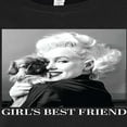thumbnail image 3 of Marilyn Monroe - Pop Culture Icon - Pugs Are A Girl's Best Friend - Juniors Fitted Graphic T-Shirt, 3 of 5