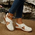 thumbnail image 2 of Closed Toe Sandals Women: Summer Dressy Wedge Sandal - Fisherman Comfortable Hollow Out Sandals, 2 of 9