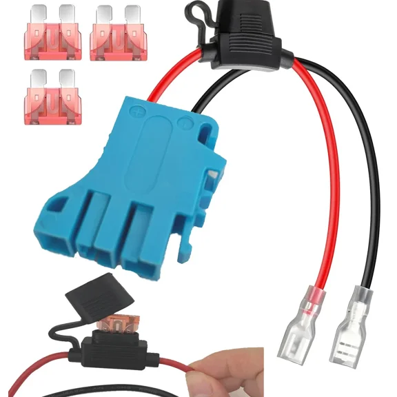 40A Wire Harness Connector for Peg-Perego 12V Battery 12 AWG Riding Toys Car DIY