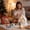 F005- House, variant on DIY Light-Up Christmas Tree Painting Kit, Ready-To-Paint Ceramic Christmas Tree with Brushes & Palette, LED Base for Christmas Decorations Indoor & Girls Night Light