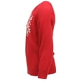 thumbnail image 2 of Cyndeelee Girls Long Sleeve Knit Pullover Christmas Sweater Crewneck Holiday Sweater Shirt (Red Metallic Snowflake, 4T), 2 of 5