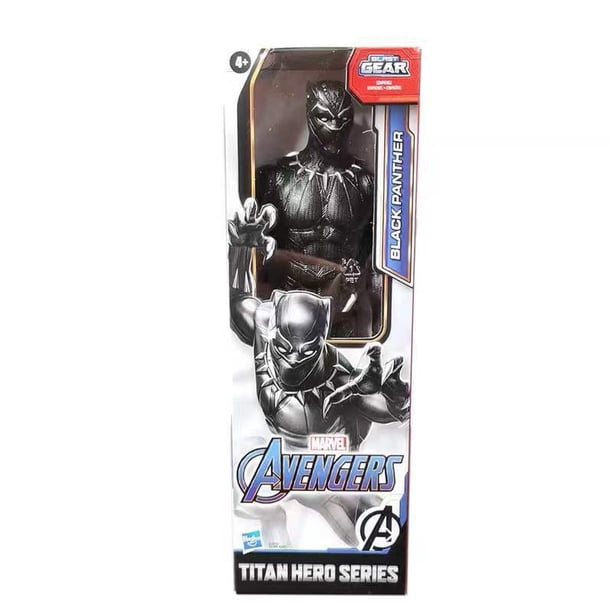 Figuras de acción de los vengadores para niños, juguetes de PVC de 30cm, Iron Man, Hulk, Pantera Negra, Lobezno, Venom, héroe, regalo