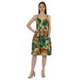 thumbnail image 2 of Moomaya Printed Adjustable Spaghetti Strap Dress For Women Summer Midi Dress with Pockets, 2 of 7