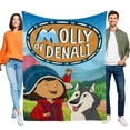thumbnail image 1 of Molly de Denali anti-pilling, suave, ligera, esponjosa y acogedora de lujo para hogar y cocina – Perfecta para niños y adultos,100X80cm, 1 of 6