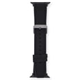 thumbnail image 2 of Adult Mens Soft Black Sueded 2 Piece PU Leather Replacement Strap . 38-41MM, 2 of 5
