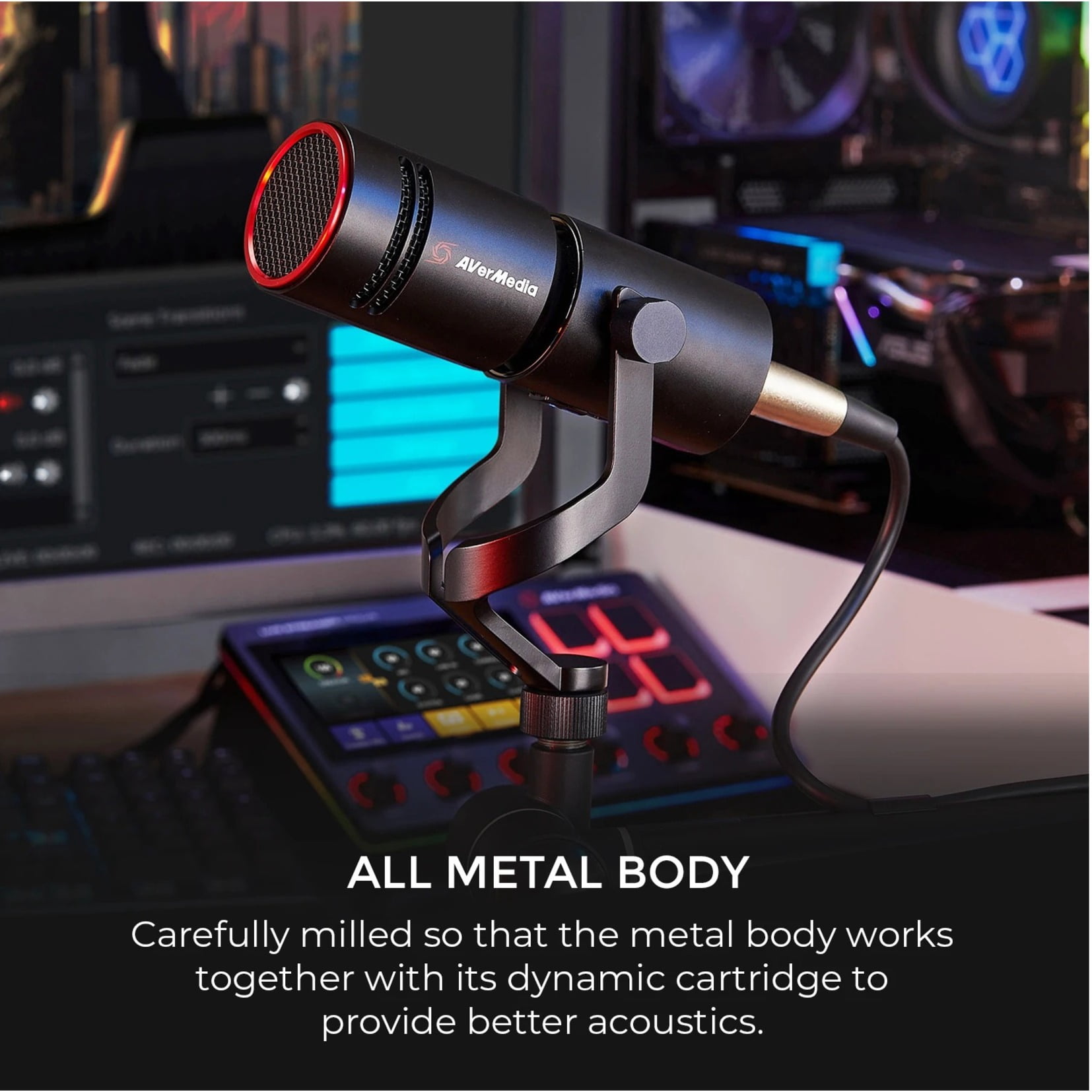 AVerMedia Live Streamer MIC 330 Wired Dynamic Microphone