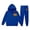 00#-Blue212, variant on Kiijoy Halloween Tracksuit for Girls Pumpkin Graphic Hoodie Sweatpants Outfits, Sizes 2-13