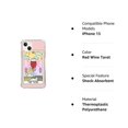 thumbnail image 6 of Red Wine Tarot Case Compatible with iPhone 14 Plus,Aesthetic Art Design TPU Bumper Cover Case, 6 of 6