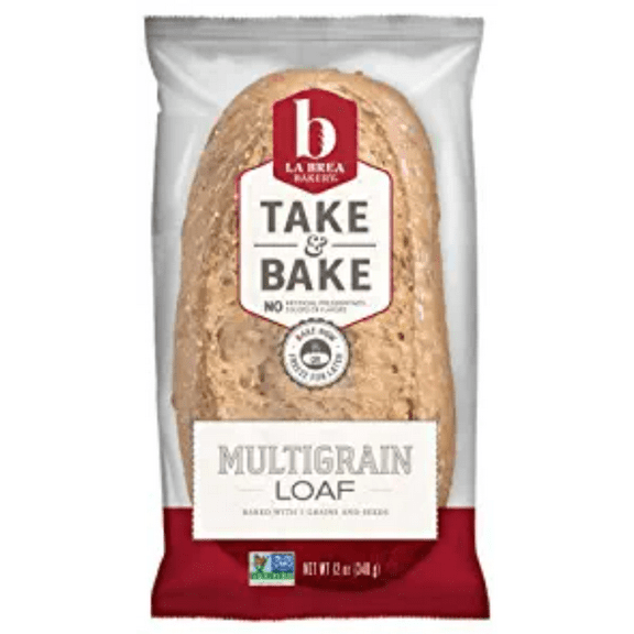 (12 Pack) La Brea Bakery Take & Bake Retail Multigrain Loaf, 12 Ounces Each