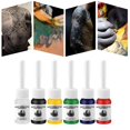 thumbnail image 4 of Ensemble Professionnel le Plus Tendance de 6 Pcs/ensemble, Ensemble de Pigments d'Encre pour Tatouage Multicolores, Trousses, Bouteilles 5 ml Multicolores, 4 of 10
