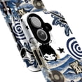 thumbnail image 2 of Blue Rock Music Vibe Phone Case, Star Guitar 8 Ball Swirl Collage Art, Edgy Protective Cover for iPhone 17 16 15 14 13 12 11 Pro Plus Mini, 2 of 6